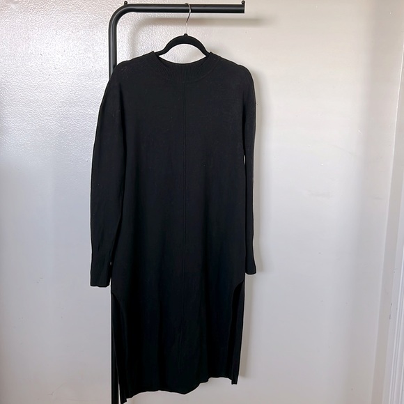 H&M split side long sleeve sweater dress - Picture 1 of 5